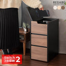 ゲーム機ワゴン レガボ GRK-008R ナチュラル  組立必要 【直送品】 返品・キャンセル・他商品と同時購入は不可