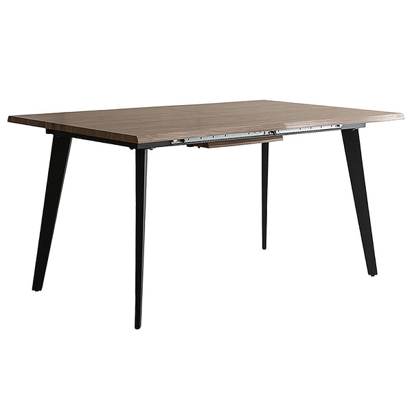 伸長ダイニングテーブル エスレ DT-N1418 ブラウン メーカー直送 ▼返品・キャンセル不可【他商品との同時購入不可】