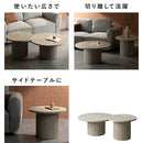 ネストセンターテーブル サニア NCT-N8060 トラバーチン メーカー直送 ▼返品・キャンセル不可【他商品との同時購入不可】