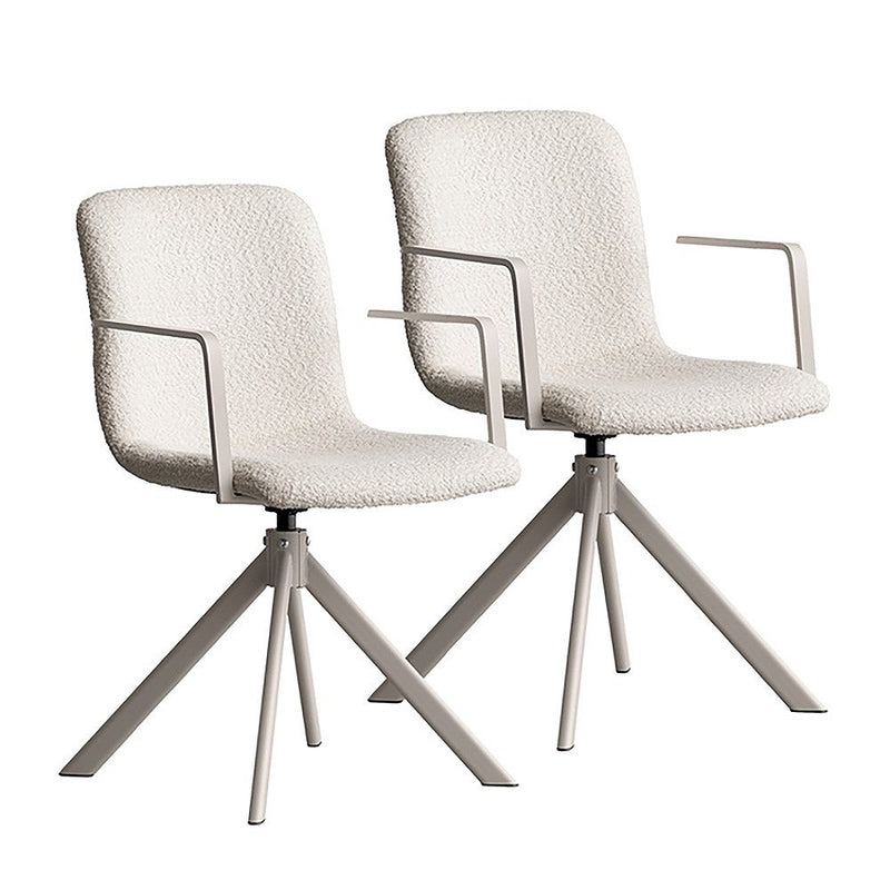 ダイニングチェア ステッド 2脚 CH-C5285-2 ホワイト メーカー直送 ▼返品・キャンセル不可【他商品との同時購入不可】