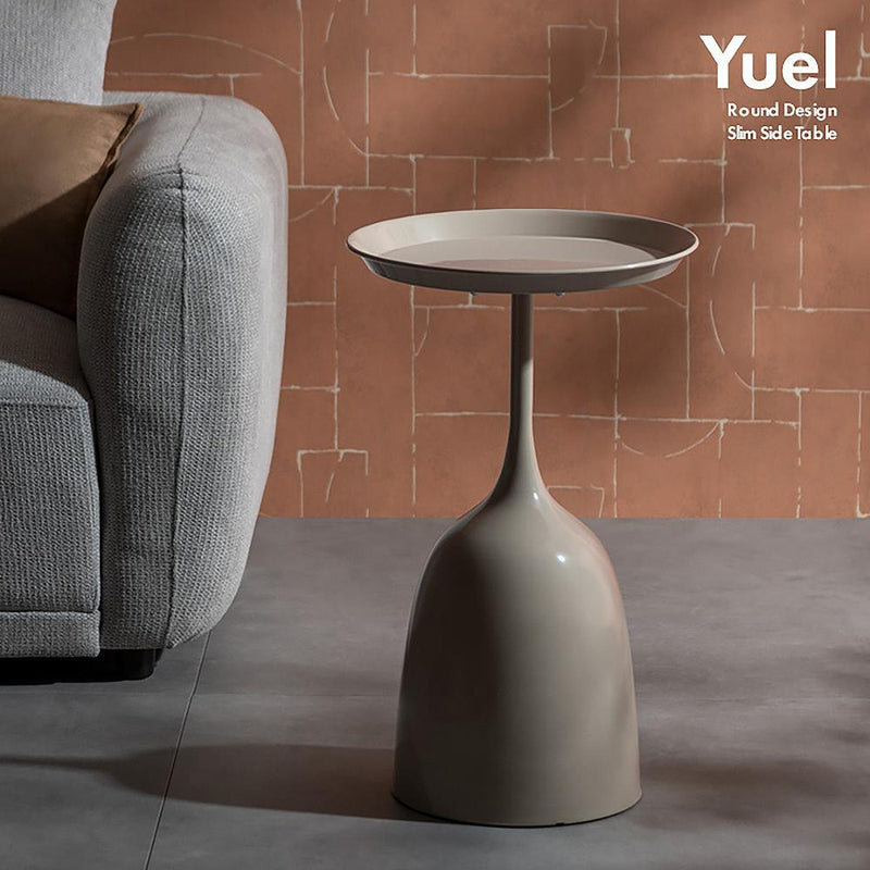 サイドテーブル ユエル ST-T385 ベージュ メーカー直送 ▼返品・キャンセル不可【他商品との同時購入不可】