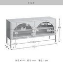 TV台 ムーン TV-1150 ホワイト メーカー直送 ▼返品・キャンセル不可【他商品との同時購入不可】