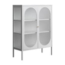 ガラスキャビネット ムーン CBN-1100 ホワイト メーカー直送 ▼返品・キャンセル不可【他商品との同時購入不可】