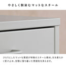 ドロワーキャビネット ムーン DCB-4D コーラルピンク メーカー直送 ▼返品・キャンセル不可【他商品との同時購入不可】