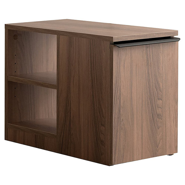 ゴミ箱付きサイドテーブル ノット DB-3065 ブラウン メーカー直送 ▼返品・キャンセル不可【他商品との同時購入不可】