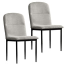 ダイニングチェア パノーラ2脚入 CH-N5787-2 Lグレー メーカー直送 ▼返品・キャンセル不可【他商品との同時購入不可】