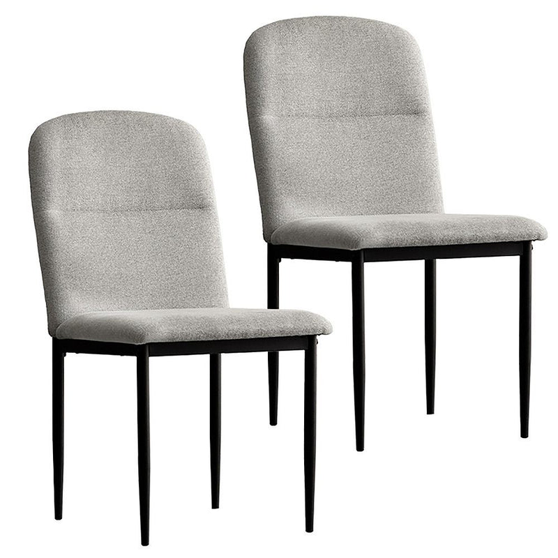 ダイニングチェア パノーラ2脚入 CH-N5787-2 Lグレー メーカー直送 ▼返品・キャンセル不可【他商品との同時購入不可】