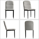 ダイニングチェア パノーラ4脚入 CH-N5787-4 Lグレー メーカー直送 ▼返品・キャンセル不可【他商品との同時購入不可】