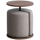 サイドテーブルスツール リエン CST-N4455 ブラウン  組立必要 【直送品】 返品・キャンセル・他商品と同時購入は不可