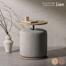 サイドテーブルスツール リエン CST-N4455 ブラウン  組立必要 【直送品】 返品・キャンセル・他商品と同時購入は不可