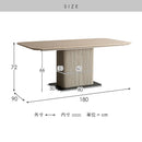 ダイニングテーブル ケリス DT-N1890 トラバーチン メーカー直送 ▼返品・キャンセル不可【他商品との同時購入不可】