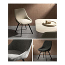 回転チェア ハースト 1脚 CH-A5086-1 グレー メーカー直送 ▼返品・キャンセル不可【他商品との同時購入不可】