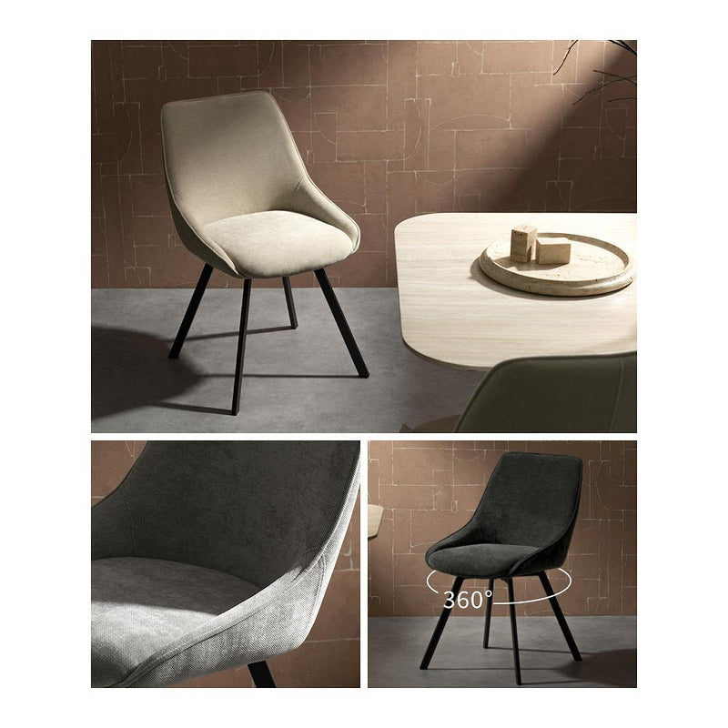 回転チェア ハースト 1脚 CH-A5086-1 ベージュ メーカー直送 ▼返品・キャンセル不可【他商品との同時購入不可】