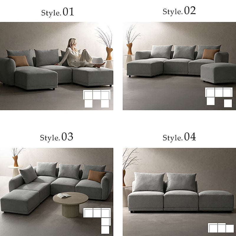 ユニットソファ パル USF-A7087 ライトグレー メーカー直送 ▼返品・キャンセル不可【他商品との同時購入不可】