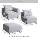 ユニットソファ パル USF-A7070 ライトグレー メーカー直送 ▼返品・キャンセル不可【他商品との同時購入不可】