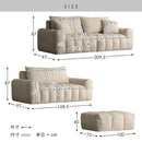 ブークレソファ アルビー2.5P SF-V1625P ホワイト メーカー直送 ▼返品・キャンセル不可【他商品との同時購入不可】