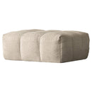 ブークレソファ アルビーオットマン OT-V101P ホワイト メーカー直送 ▼返品・キャンセル不可【他商品との同時購入不可】