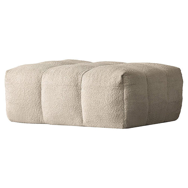 ブークレソファ アルビーオットマン OT-V101P ホワイト メーカー直送 ▼返品・キャンセル不可【他商品との同時購入不可】