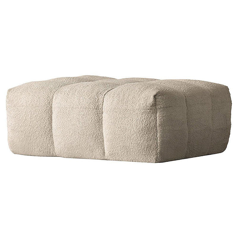 ブークレソファ アルビーオットマン OT-V101P ホワイト メーカー直送 ▼返品・キャンセル不可【他商品との同時購入不可】