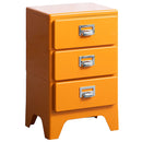 多段チェスト クラン CBN-H003 オレンジ メーカー直送 ▼返品・キャンセル不可【他商品との同時購入不可】