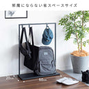 シンプルバッグハンガー テボーレ BHG-620 ブラック メーカー直送 ▼返品・キャンセル不可【他商品との同時購入不可】