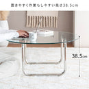 ガラステーブル トラレス CT-8081 クリア メーカー直送 ▼返品・キャンセル不可【他商品との同時購入不可】