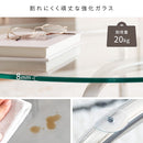 ガラステーブル トラレス CT-8081 クリア メーカー直送 ▼返品・キャンセル不可【他商品との同時購入不可】