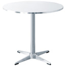 カフェテーブル カレド DNT-8080 シルバー メーカー直送 ▼返品・キャンセル不可【他商品との同時購入不可】