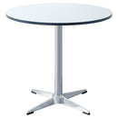 カフェテーブル カレド DNT-8080 ブラック メーカー直送 ▼返品・キャンセル不可【他商品との同時購入不可】