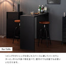 シンプルカウンターテーブル ガラン DT-1006 ブラック メーカー直送 ▼返品・キャンセル不可【他商品との同時購入不可】