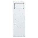 ダストボックス エンプロー DB-800R 大理石ホワイト メーカー直送 ▼返品・キャンセル不可【他商品との同時購入不可】 9.7kg