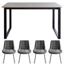 宮武製作所 ダイニングテーブル・チェア2脚セット メーカー直送 ▼返品・キャンセル不可【他商品との同時購入不可】 37kg、11.5kg