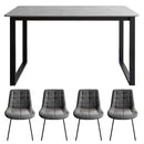 宮武製作所 ダイニングテーブル・チェア2脚セット メーカー直送 ▼返品・キャンセル不可【他商品との同時購入不可】 37kg、11.5kg