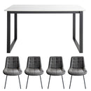 宮武製作所 ダイニングテーブル・チェア2脚セット メーカー直送 ▼返品・キャンセル不可【他商品との同時購入不可】 37kg、11.5kg