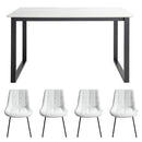 宮武製作所 ダイニングテーブル・チェア2脚セット メーカー直送 ▼返品・キャンセル不可【他商品との同時購入不可】 37kg、11.5kg