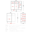 宮武製作所　カウンターダストボックス Harmoa（ハルモア）　メーカー直送 ▼返品・キャンセル不可【他商品との同時購入不可】