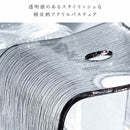 アクリルバスチェア レイ 3ND-BC320 クリア メーカー直送 ▼返品・キャンセル不可【他商品との同時購入不可】