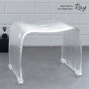 アクリルバスチェア レイ 3ND-BC320 クリア メーカー直送 ▼返品・キャンセル不可【他商品との同時購入不可】