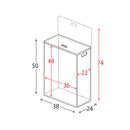 宮武製作所 ランドリーボックス Diario（ディアリオ） メーカー直送 ▼返品・キャンセル不可【他商品との同時購入不可】 2.4kg