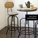 宮武製作所 バーチェア INDUSTRIAL（インダストリアル）メーカー直送 ▼返品・キャンセル不可【他商品との同時購入不可】 7.6kg