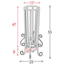宮武製作所 アンブレラスタンド Celestia　メーカー直送 ▼返品・キャンセル不可【他商品との同時購入不可】
