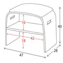 宮武製作所 玄関チェア RESSO（レッソ）　メーカー直送 ▼返品・キャンセル不可【他商品との同時購入不可】