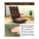 ポンプ肘式回転座椅子 UGUISU（うぐいす）YS-1375D BR【直送品】 返品・キャンセル・他商品と同時購入は不可