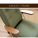 ポンプ肘式回転座椅子 UGUISU（うぐいす）YS-1375D BR【直送品】 返品・キャンセル・他商品と同時購入は不可