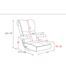 宮武製作所 スーパーソフトレザー座椅子 響（ひびき） メーカー直送 ▼返品・キャンセル不可【他商品との同時購入不可】 12kg
