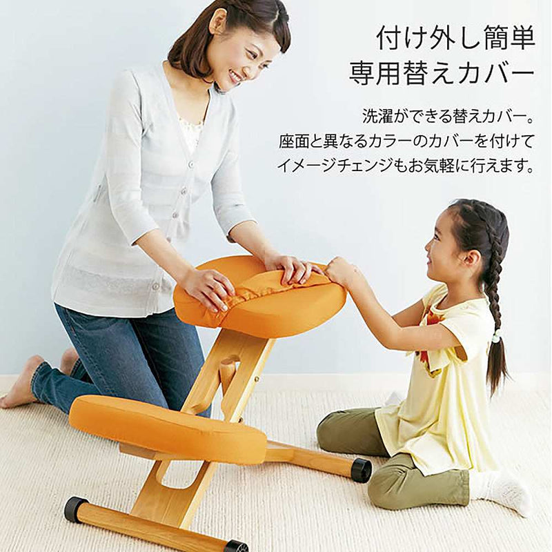 宮武製作所プロポーションチェア用替えカバー（座面と膝２枚セット）メーカー直送 ▼返品・キャンセル不可【他商品との同時購入不可】