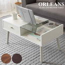 センターテーブル ORLEANS（オリンズ） メーカー直送 ▼返品・キャンセル不可【他商品との同時購入不可】