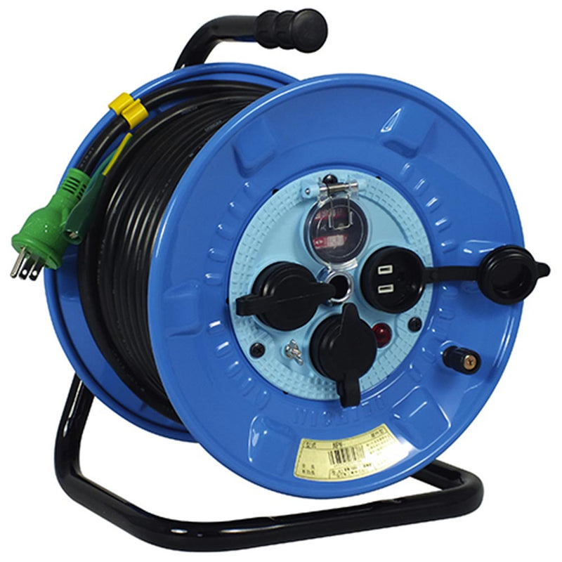 防雨ELB付ドラム 30m NPW-EK33S メーカー直送 ▼返品・キャンセル不可【他商品との同時購入不可】