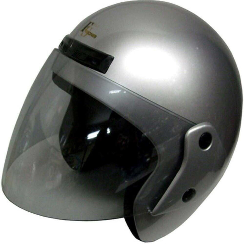 Ishino Shokai Jet Helmet 505B-Silver FS505B-SIL