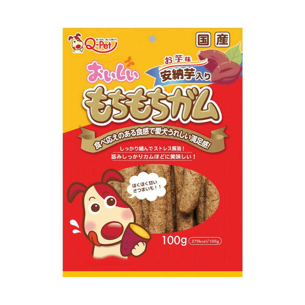 九州ペットフード おいしいもちもちガム お芋味 100g